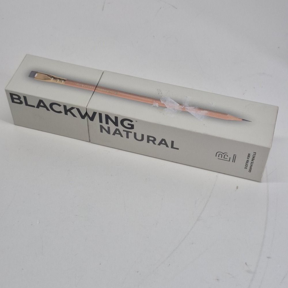 NEW Blackwing Natural 9 Extra Firm Graphite Pencils